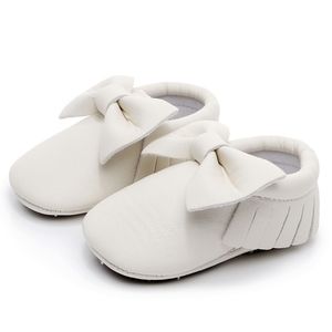 ❣️5 for $25  🎉HOST PICK New white bow soft sole baby moccasins